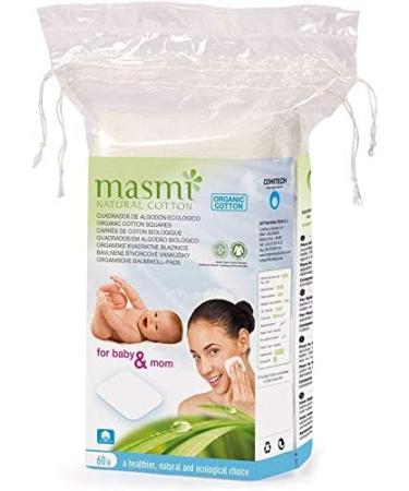 MASMI NATURAL COTTON Organic Cleansing Pads - Pack of 4 (240 Pieces) | Eco-Friendly & Gentle Skin Care - Buy Online on SooperMarket.com