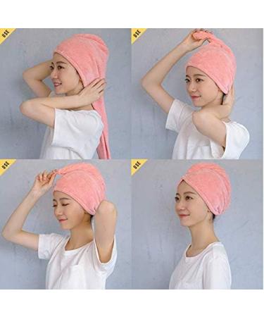 2-Pack Microfiber Hair Turban - Quick Drying & Super Absorbent Hair Hat | Fast Magical Dryer for Effortless Hair Care - Buy Online on SooperMarket.com