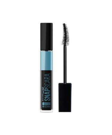 Maybelline New York Snapscara Wtp Highly pigmented mascara smooth volume without clumping easy make-up removal No. 01 Pitch Black 1 Pitch Black 1 piece (1 pack)