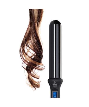 NuMe Classic Ceramic Curling Wand 32mm Barrel Hair Curler - Tourmaline Negative Ion Conditioning Far Infrared Heat - Black - Buy Online on SooperMarket.com