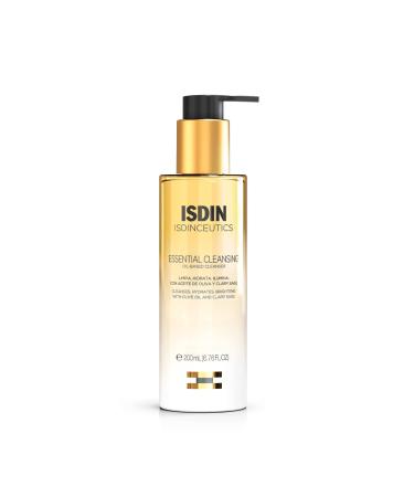 ISDIN Isdinceutics Essential Cleansing Oil - Facial Cleanser with Cleansing Oil for Radiant Skin  6.76 FL OZ