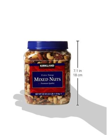 Signature Kirkland Fancy Mixed Nuts 40oz - Premium Quality Assorted Nuts - Buy Online on SooperMarket.com