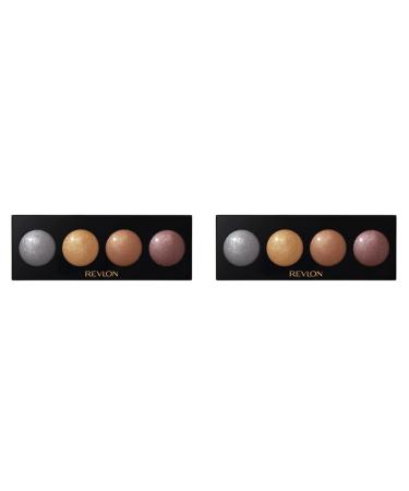 REVLON Cr me Eyeshadow Palette Illuminance Eye Makeup with Crease- Resistant Ingredients Creamy Pigmented in Blendable Matte & Shimmer Finishes 715 Precious Metals 0.12 Oz (Pack of 2) Precious Metals 0.12 Ounce (Pack of 2)