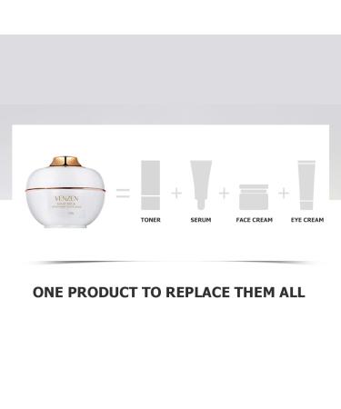 VENZEN Moisturizing Goat Milk Facial Cream | Toner Serum & Eye Cream | Refreshing Skin Care - 100g (3.5oz) | International Shipping Available - Buy Online on SooperMarket.com