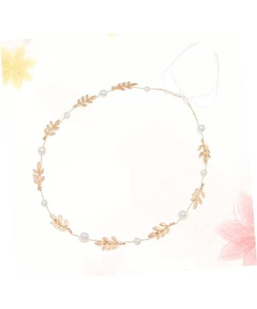 minkissy Hair Bands for Women's Hair Wedding Headband Ladies Headbands Bride Headpieces for Wedding Headwear for Women Bride Headband Gold Tiara Gold Hair Ties Bridesmaid Crystal Pearl - Buy Online on SooperMarket.com