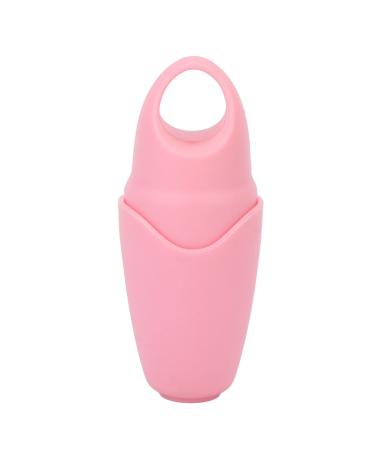 V Shaped Design DIY Making Calming Removing Puffiness Silicone Face Ice Mold Beauty Care (Pink)
