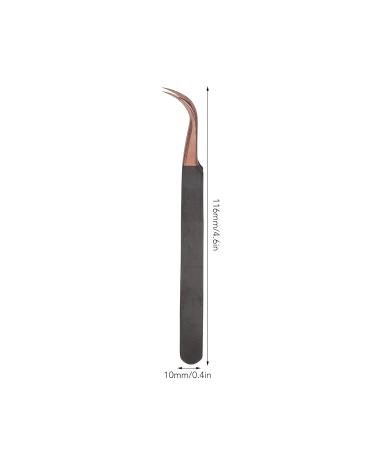 Professional Stainless Steel Eyelash Extension Tweezers | Curved Salons Tweezers for Precision Application - Buy Online on SooperMarket.com