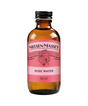 Nielsen Massey Rose Water 60Ml | Certified gluten-free | make a luxurious addition to jams drinks pastries and even savory dishes.