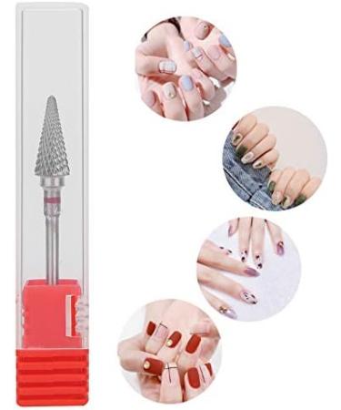 Nail Drill Bits Tungsten Steel Manicure Pedicure Grinding Head - Red - Buy Online on SooperMarket.com