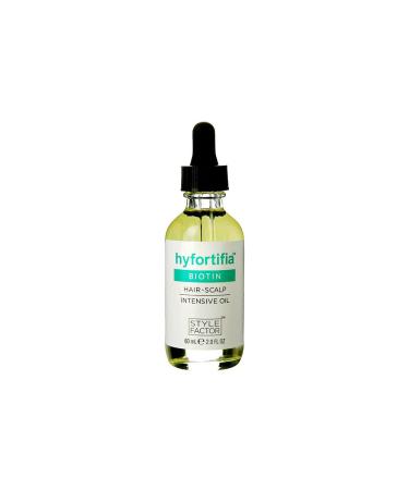 Style Factor hyfortifia Biotin Shampoo Conditioner Treatment | Shine Strengthen and Nourish | Made in USA (Hair Scalp Intensive Oil 2 Oz)