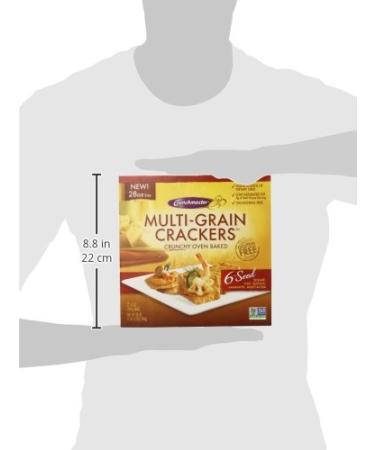 Crunchmaster Multi Grain 6 Seed Cracker 14 Oz Sesame - Pack of 2 - Buy Online on SooperMarket.com