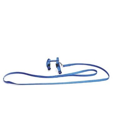 Karlie Art Sportiv Plus rabbit harness and leash L: 140 cm W: 10 mm blue blue L: 140 cm W: 10 mm