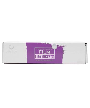 Colortrak Professional Cling-Free Freehand Hair Coloring Film Perforated Every 6 Inches Transparent Retains Heat to Speed Processing Perfect for Balayage/Freehand Painting 12 Inches 500 Ft Roll