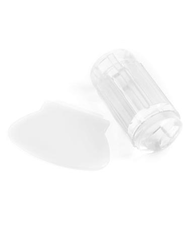 Buy Nail Art Seal Tool - Transparent Silicone Stamp & Scraper for DIY Manicure | International Shipping Available - Buy Online on SooperMarket.com