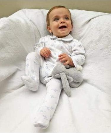 Magnet Mouse Original Magic Mouse Sleepsuit | Cotton Onesie | Magnetic Fastenings | Pale Blue | 6 Months - Buy Online on SooperMarket.com