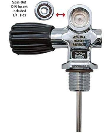XS Scuba Thermo Pro K 3442 PSI Tank Valve - High-Quality Scuba Diving Equipment - Buy Online on SooperMarket.com