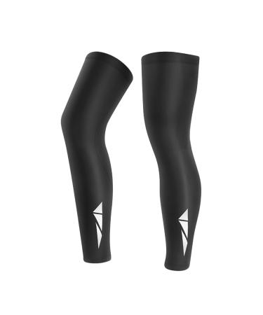 Henoot compression leg gulps sport compression long leg cuff sun protection ice cream powder to run basketball football cycling fitness