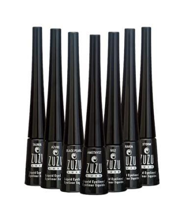 ZUZU LUXE Precision Liquid Liner in Amethyst - Purple/Shimmer | Fine Tip, Quick-Drying, Water-Resistant Liquid Eyeliner - 0.1 oz | Natural, Vegan, Cruelty-Free, Paraben-Free - Non GMO - Buy Online on SooperMarket.com