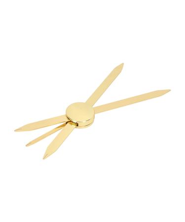 Eyebrow Ruler Accurate Positioning Stainless Brow Eyebrow Adjustable Ruler Steel Material Gold Design Brow Measuring Tool