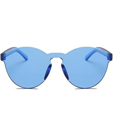 Women Metallic Shiny Shorts | Sparkly Hot Dance Bottoms for Rave & Music Festivals | Large Blue with Sunglasses - Buy Online on SooperMarket.com