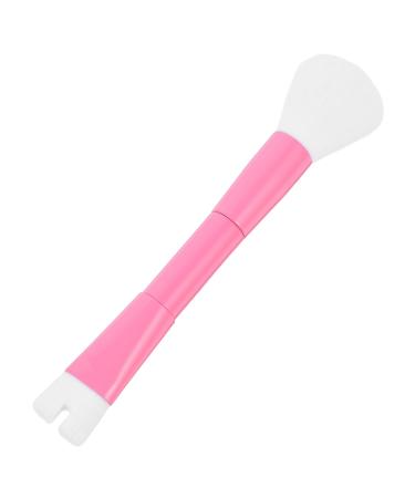minkissy Nose Shadow Powder Brush Blush for Cheeks Cosmetic Brush Makeup Blending Brush Makeup Brush Makeup Supplies Concealer Brush Aluminum Tube Pink Miss Double Head Makeup Tools