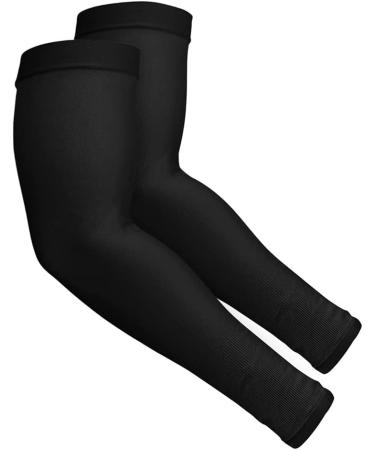 Ruiuzioong Slipproof Arm Warmers for Men & Women - Perfect for Running Cycling Hiking Golf & Basketball - 1 Pair Black - Buy Online on SooperMarket.com