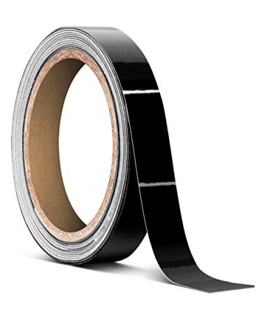 VViViD Black Gloss Air-Release Adhesive Vinyl Tape Roll (1/2 Inch x 20ft) 1/2 x 20ft