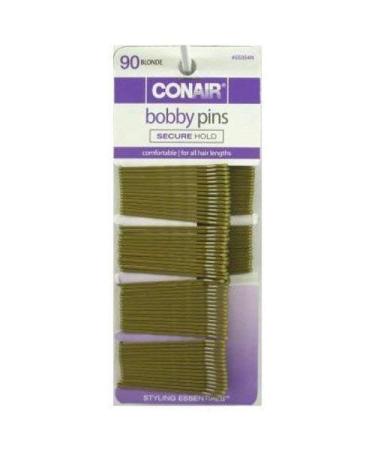 CONAIR BLONDE BOBBY PINS SLIDES (90 PIECES)