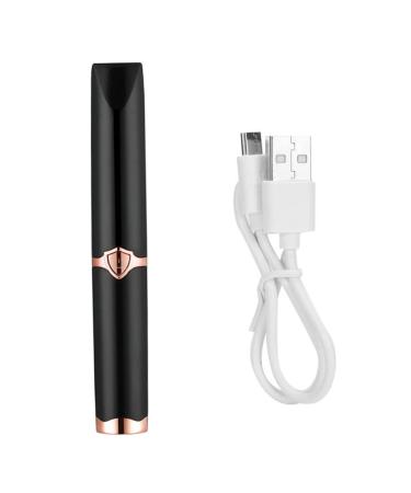 Heated Eyelash Curler Electric Rechargeable Long Lasting Lash Curler for Makeup Black Eyelash Curler for Women