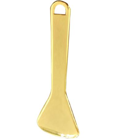 FOMIYES Eye Cream Spoon Facial Lift Roller Puffiness Eye Tools Facial Cream Brush Mini Cosmetic Spoon Face Cream Spoon Beauty Scoop Spatula Eye Creams Zinc Cream Spoon Scraping Board Metal 7x2.5cm Golden - Buy Online on SooperMarket.com