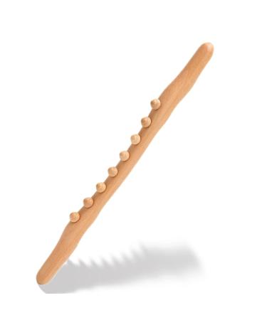 Yinhing Wooden Gua Sha Massage Tools Guasha Wood Stick Tools 8 Massage Points Massage Roller Stick for Home Beauty Salon