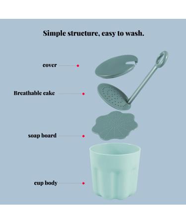 Dajidafu Face Wash Foam Maker Reusable Small Bubble Making Cup Portable Facial Washing Cream Bubbler Dorm Travel Supplies - Buy Online on SooperMarket.com