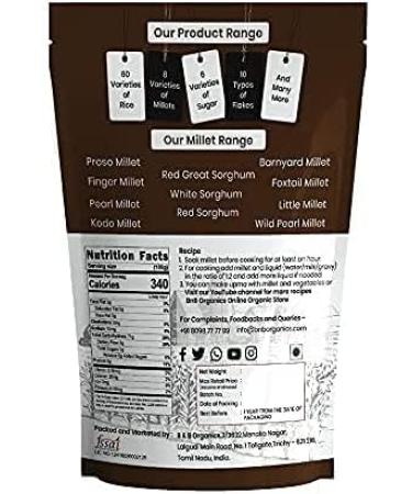 BETT B&B Organics Browntop Millet 1kg - Buy Online on SooperMarket.com