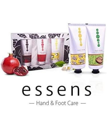 Hand Cream Set of 3x 30 ml - Mini Hand Creams Daily Moisturising Hand Creams Hydrating & Nourishing - Scents Honey & Jasmine Black Tea & Pomegranate Rose Oud - by Essens - Buy Online on SooperMarket.com