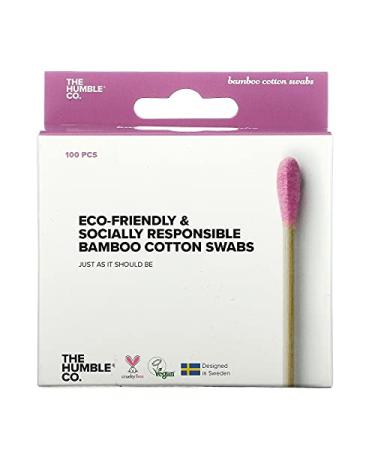 The Humble Co Bamboo Cotton Buds Purple 100 Count