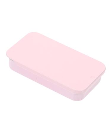 BELLIFFY Women Makeup Tool Aluminum Box Eyebrow Paste for Positioning Brow Position Tool Pink