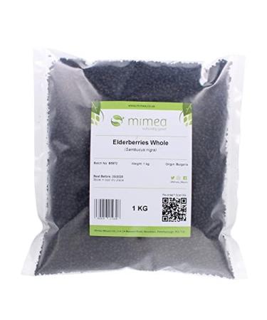 Mimea Elderberries Whole Dried | 5kg | Quality Ingredients | Perfect for Tea Infusion | Brewing & Distilling