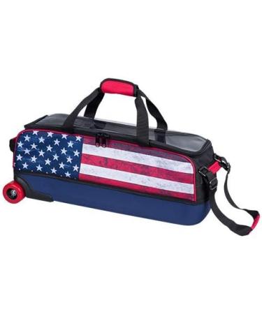 KR Strikeforce Fast Slim Triple Roller Bowling Bag is Lightweight and Designed for Airline Travels Flag - Buy Online on SooperMarket.com