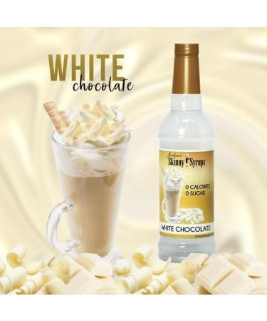 Jordan's Skinny Syrups Mixes Sugar Free White Chocolate Syrup | Zero Calories Zero Sugar Zero Carbs | For Coffee Tea Lattes | 1 Bottle (750 mL) - Buy Online on SooperMarket.com