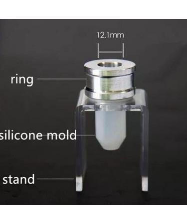 DIY Lipstick Mold Set for 12.1mm Lipstick Tube - Silicone Lip Balm Maker Mould - Buy Online on SooperMarket.com