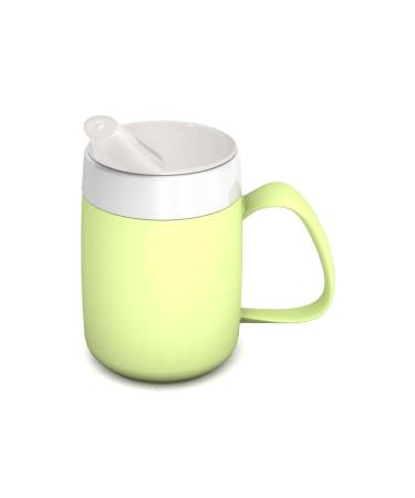 Ornamin mug with drinking trick with spout attachment luminescent