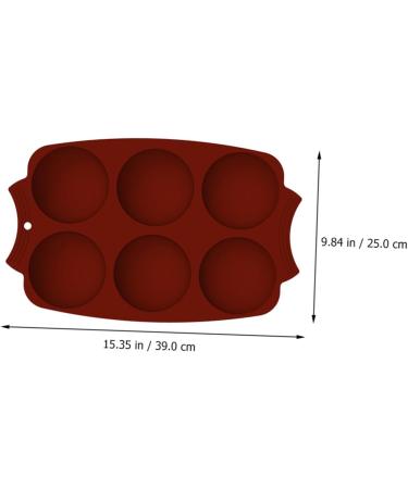 IMIKEYA 1pc Silicone Cake Mold Silicone Cupcake Round Baking Pan Cheesecake Pan Cheesecake Cupcakes Silicone Chocolate Mold Hot Chocolate Mould Household Food Grade Silicone Baking Tools - Buy Online on SooperMarket.com