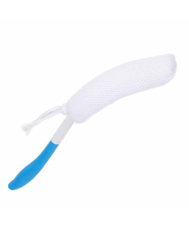 Long Curved Handle Bath Brush Soft Sponge Body Exfoliating Shower Brush for Gentle Skin Cleaning | International Shipping - Buy Online on SooperMarket.com