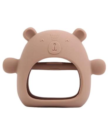 Bazzle Baby Teething Toys and Rattles for Baby 0-12 Months Infants Baby Chew Toys for Sucking Needs Silicone Sensory Teething Pacifiers for Baby Baby Gift (Bear Buddy) - Buy Online on SooperMarket.com