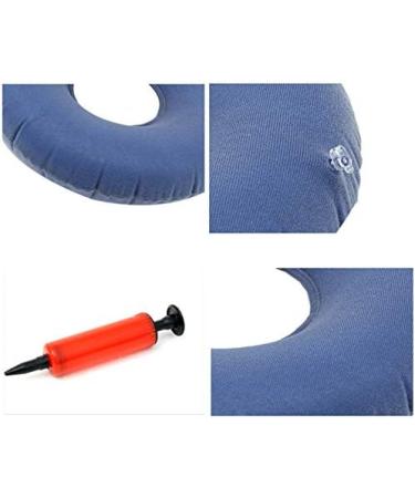 Fupeen Inflatable Pile Ring Pad Donut Pillow Vinyl Rubber Seat Acne-Black - Buy Online on SooperMarket.com