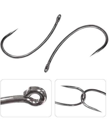 Shop GZLCEU 18-Piece Stainless Steel Fishing Hooks - Handmade Carp Accessories with Braided Cord - Buy Online on SooperMarket.com