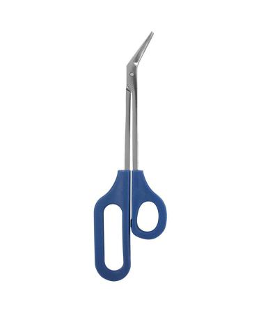 Hilitand Handcraft Scissors Toenail Scissors Stainless Steel Long Handle Scissors Handled Nail Scissors Easy Grip Large Loop Long Scissors
