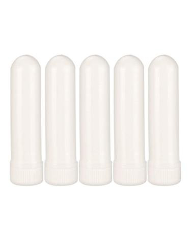 Wemay 5 Pack / 10 Pack Essential Oil Inhaler Bottles Aromatherapy Empty Nasal Inhaler Tubes Plastic Tubes with Wick