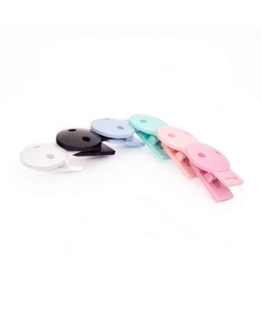 18pcs Round Plastic Pacifier Clip Clasps for DIY Soother Holder - Baby Accessories - Buy Online on SooperMarket.com