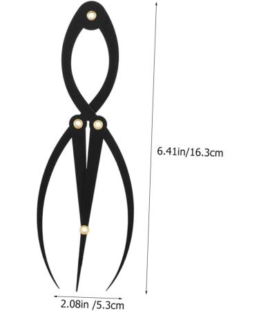 PLAFOPE Eyebrow Grooming Ruler Balance Caliper Ruler Eyebrow Measuring Tool Positioning Ruler Curve Scale - Buy Online on SooperMarket.com